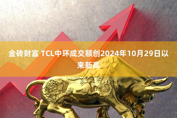 金砖财富 TCL中环成交额创2024年10月29日以来新高
